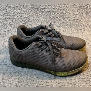 NOBULL Outwork Training Shoes Mens Size 8 Womens Size 9.5 Gray And Green